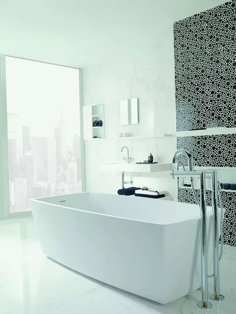 Интерьер Porcelanosa Marmol Carrara