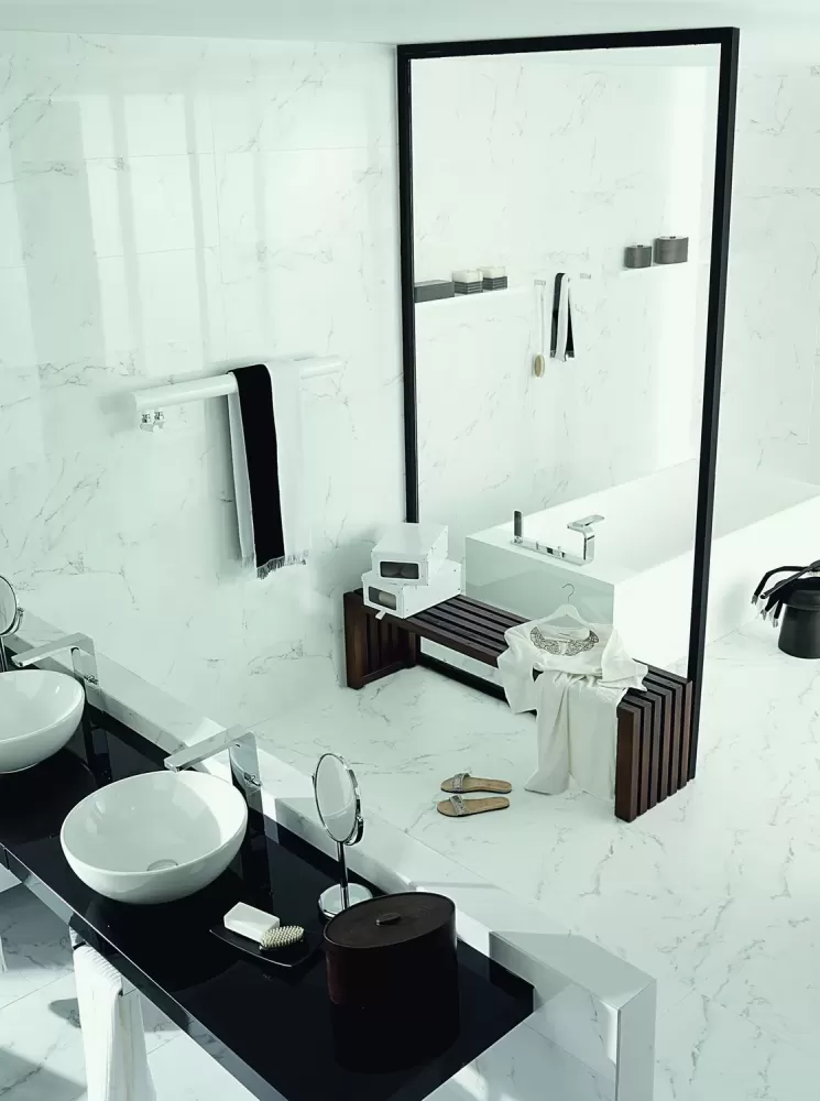 Интерьер Porcelanosa Marmol Carrara - 2