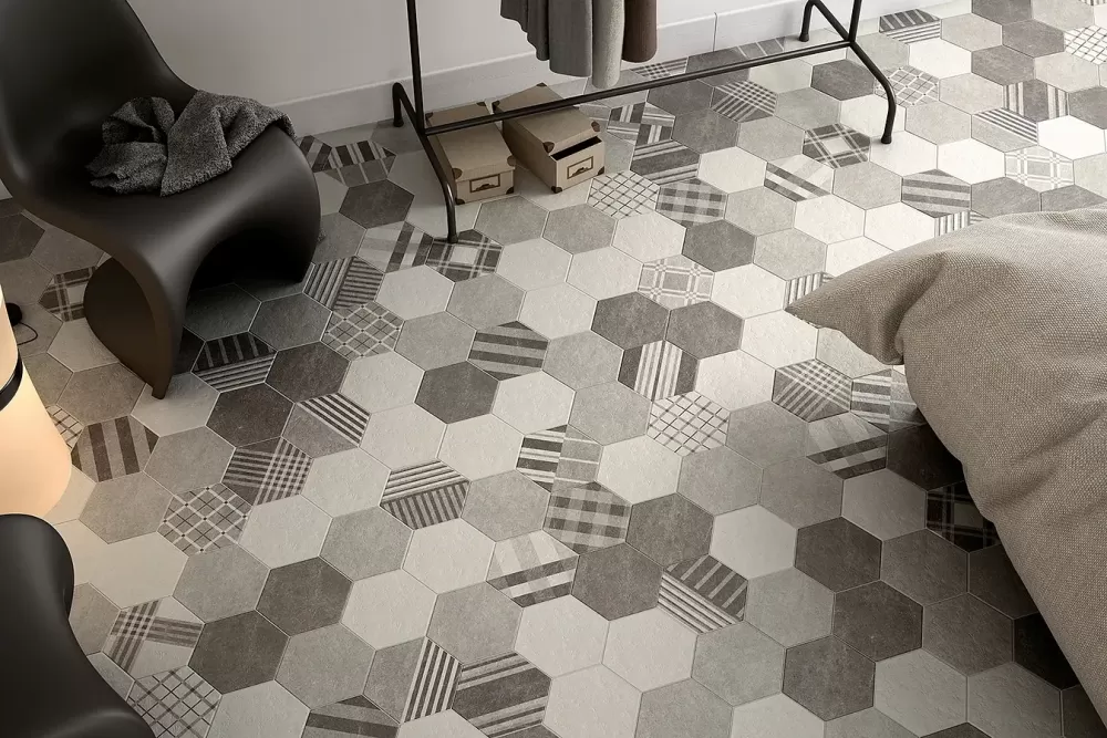 Интерьер Equipe Hexatile Cement - 2