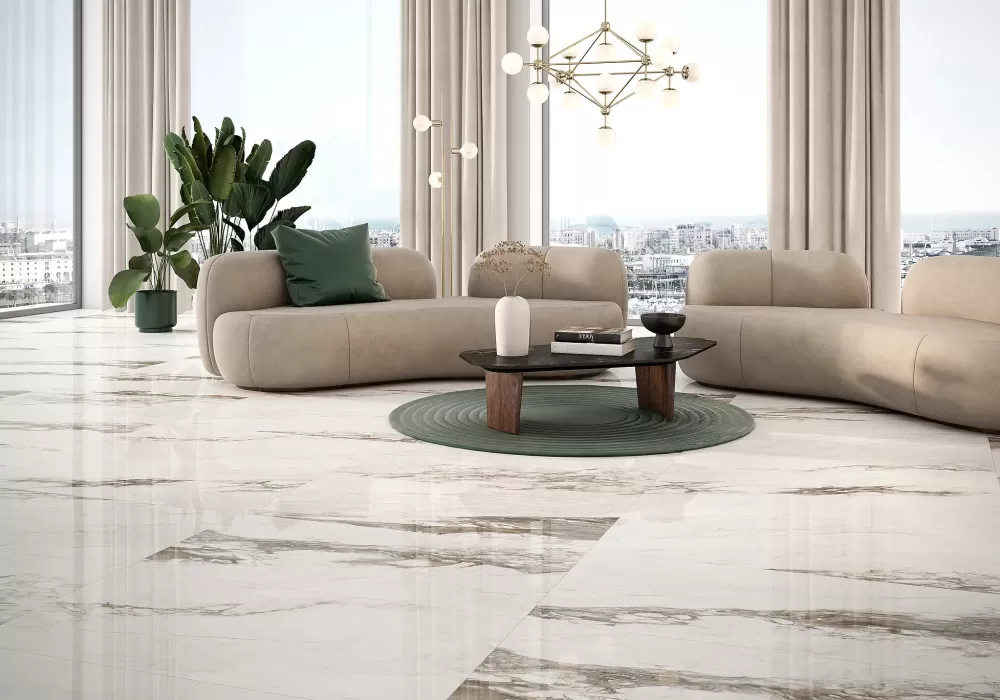 Интерьер Roca Marble Calacatta Renoir