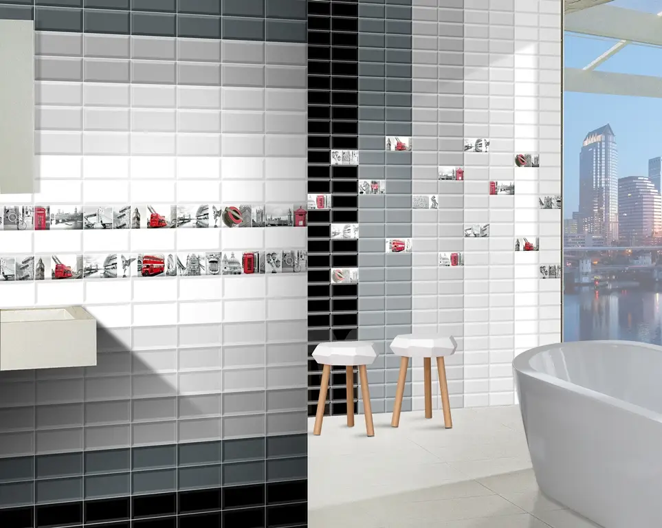 Интерьер Absolut Keramika Monocolor Biselado 7.5х15 - 3