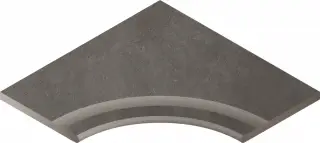 Millennium Black Bordo Nat 60x60 Svasato Ang.Round 30