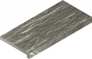 Skyfall Grigio X2 Scalino Front Nat 33x60