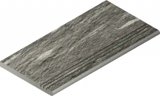 Skyfall Grigio X2 Gradino Round Grip 30x60