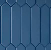 Equipe Arrow Настенная керамическая плитка Adriatic Blue 5x25 глазурованный глянцевый