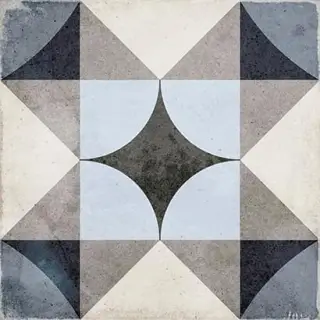 Equipe Art Noveau Керамогранит Palais Blue 20x20 натуральный