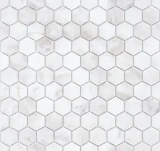 Dolomiti bianco MAT hex 18x30x6 (14 шт в коробке)