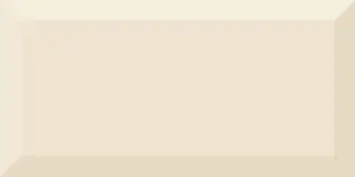 Monocolor Crema Biselado Brillo 10x20