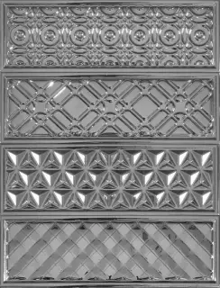 Garden Dec Geometry PVD Plata  10х30