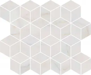 Декор Греппи белый мозаичный |45x37,5