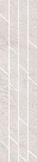 Бордюр Гренель серый светлый мозаичный|9.8x46.5