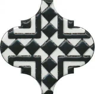 Декор Арабески глянцевый орнамент|6.5x6.5