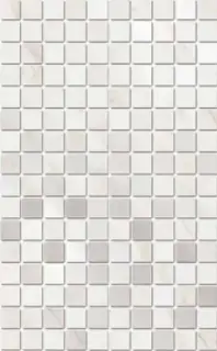 Декор Гран Пале белый мозаичный |25x40