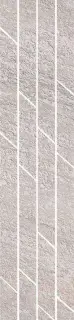 Бордюр Гренель серый мозаичный|9.8x46.5