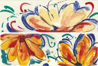 FLOWERS SUN MIX 20x60