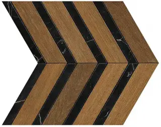 Heartwood Brandy Marble Chevron 29,4x28,7