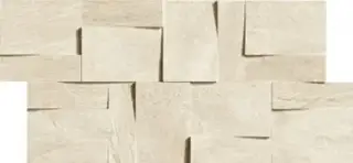 ARDOISE IVOIRE MOD.MURETTO 3D 30X30