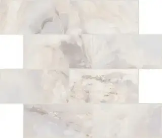ONYX&MORE WHITE ONYX GLO 6MM MUR.7,5X15