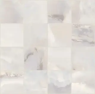 ONYX&MORE WHITE ONYX GLO 6MM MOS 7,5X7,5