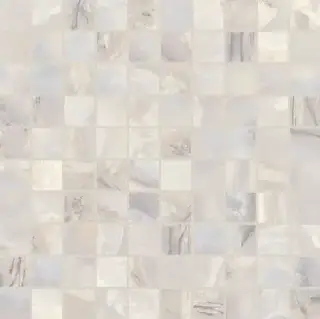 ONYX&MORE WHITE ONYX GLO MOSAICO 3X3