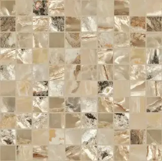 ONYX&MORE GOLDEN BLEND SATIN MOSAICO 3X3