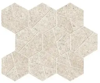 BOOST STONE White Mosaico Hex
