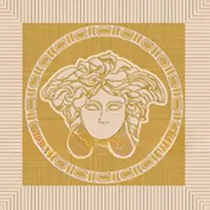 Вставка Versace Meteorite Firma Medusa Miele/Oro 9.8×9.8 см