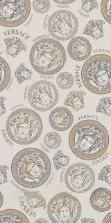 Керамогранит Versace Icons White Medusa 60×120×7 см