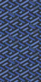 Керамогранит Versace Icons La Greca Maxi Blue 60×120×7 см