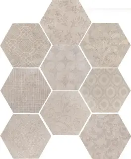 Керамическая плитка ESAGONA FABRIC SHABBY CHIC 24x27,7  (56 B)