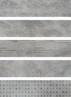 Керамическая плитка FREEPORT MIX GREY 8,6X35