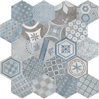 Керамическая плитка ESAGONA FRENCH QUARTER BOURBON STREET 24X27,7  (56 B)