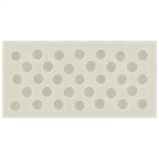 La Diva Carmella Rettangolo Carmella 01 Latte L 15x30