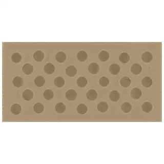 La Diva Carmella Rettangolo Carmella 01 Cappuccino S 15x30