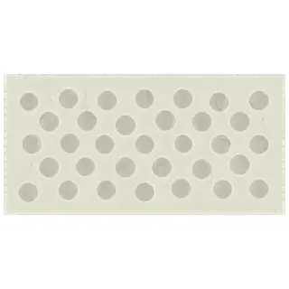 La Diva Carmella Rettangolo Carmella 01 Latte S 15x30