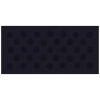 La Diva Carmella Rettangolo Carmella 01 Melanzana S 15x30