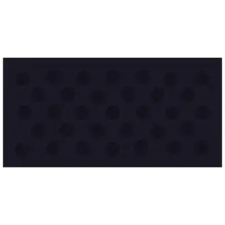 La Diva Carmella Rettangolo Carmella 01 Melanzana L 15x30