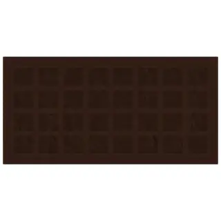 La Diva Carmella Rettangolo Carmella 02 Caffe L 15x30