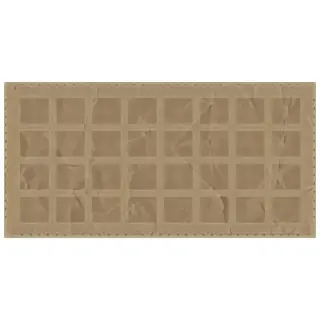 La Diva Carmella Rettangolo Carmella 02 Cappuccino L 15x30