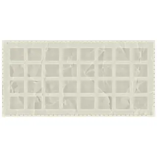 La Diva Carmella Rettangolo Carmella 02 Latte L 15x30