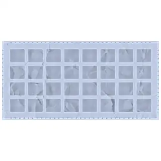 La Diva Carmella Rettangolo Carmella 02 Lavanda S 15x30