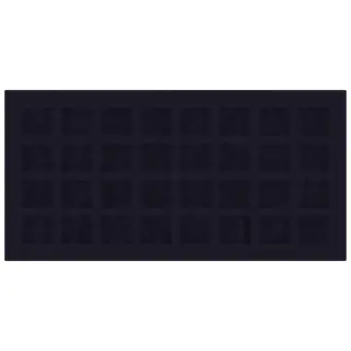 La Diva Carmella Rettangolo Carmella 02 Melanzana S 15x30