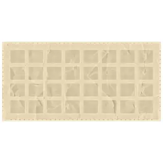 La Diva Carmella Rettangolo Carmella 02 Vaniglia L 15x30