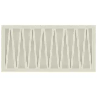 La Diva Carmella Rettangolo Carmella 03 Latte L 15x30