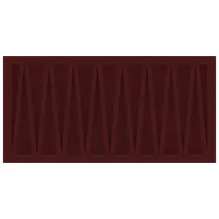 La Diva Carmella Rettangolo Carmella 03 Ciliegia L 15x30