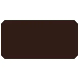 La Diva Giulia Ottagono Liscia Caffe L 15x30