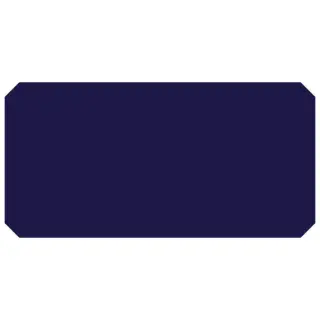 La Diva Giulia Ottagono Liscia Mirtillo L 15x30