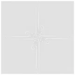 La Diva Margherita Quadrato Margherita 01 Panna S 40x40