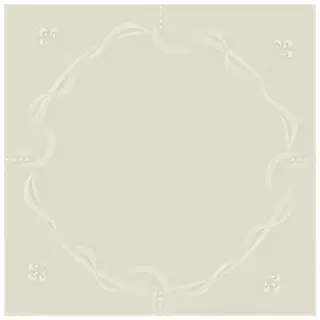 La Diva Margherita Quadrato Margherita 02 Latte L 40x40