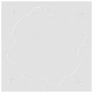 La Diva Margherita Quadrato Margherita 02 Panna S 40x40